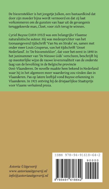 Achterkant van De biezenstekker