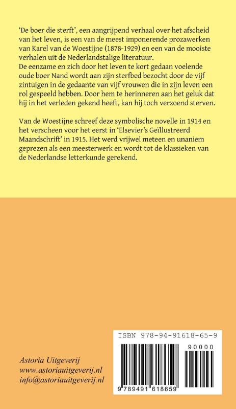 Achterkant van De boer die sterft