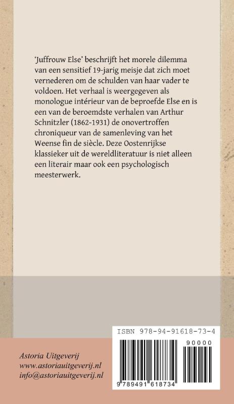 Achterkant van Juffrouw Else