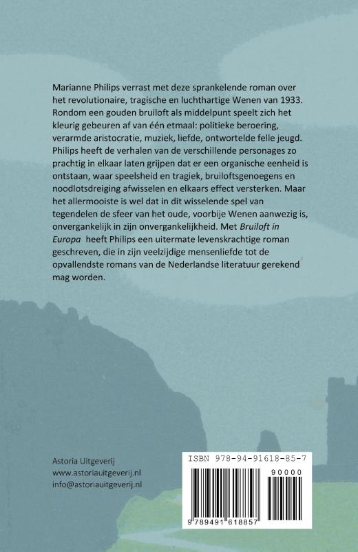 Achterkant van Bruiloft in Europa