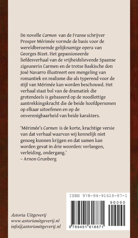 Achterkant van Carmen
