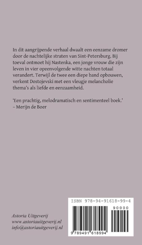 Achterkant van Witte nachten