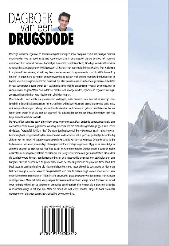Achterkant van Dagboek van een drugsdode
