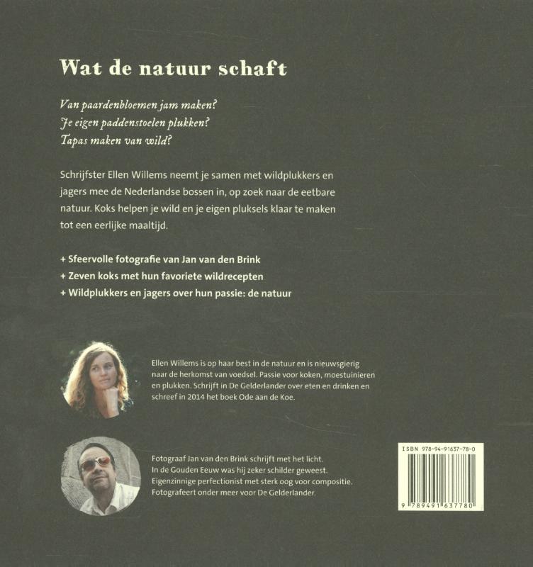 Achterkant van Ode aan het Wild