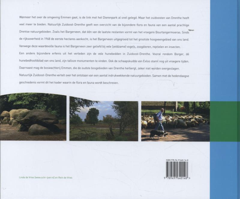 Achterkant van Natuurlijk zuidoost-Drenthe