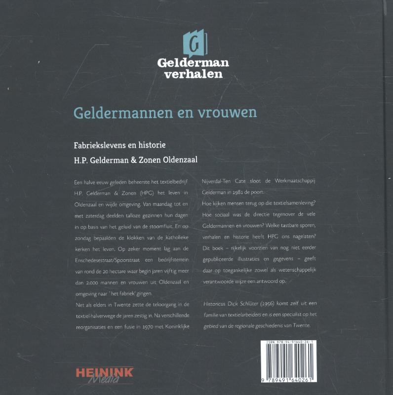 Achterkant van Geldermannen en vrouwen