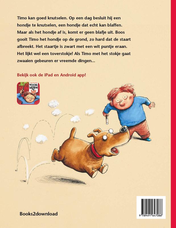 Achterkant van Timo en het toverstokje