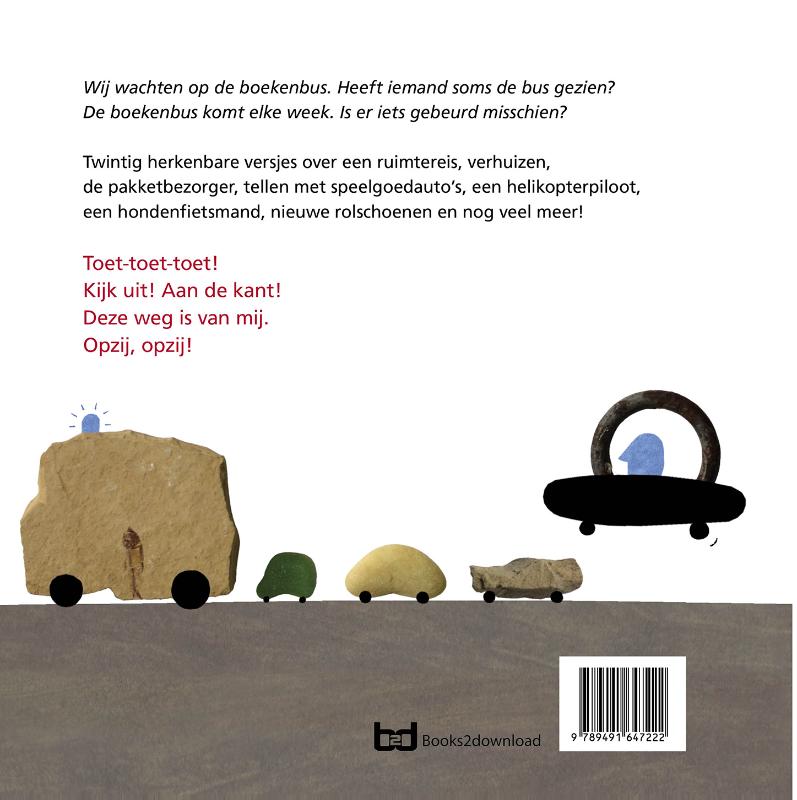 Achterkant van De boekenbus