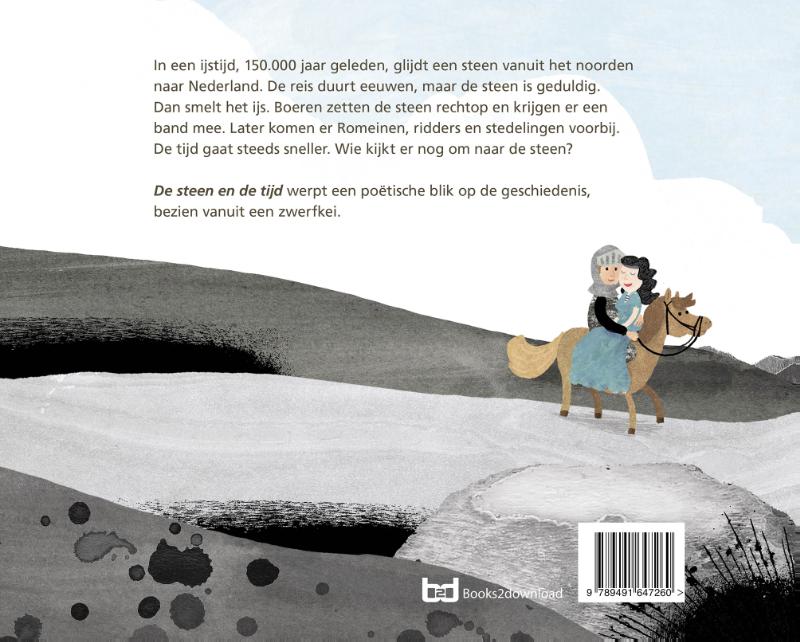 Achterkant van De steen en de tijd
