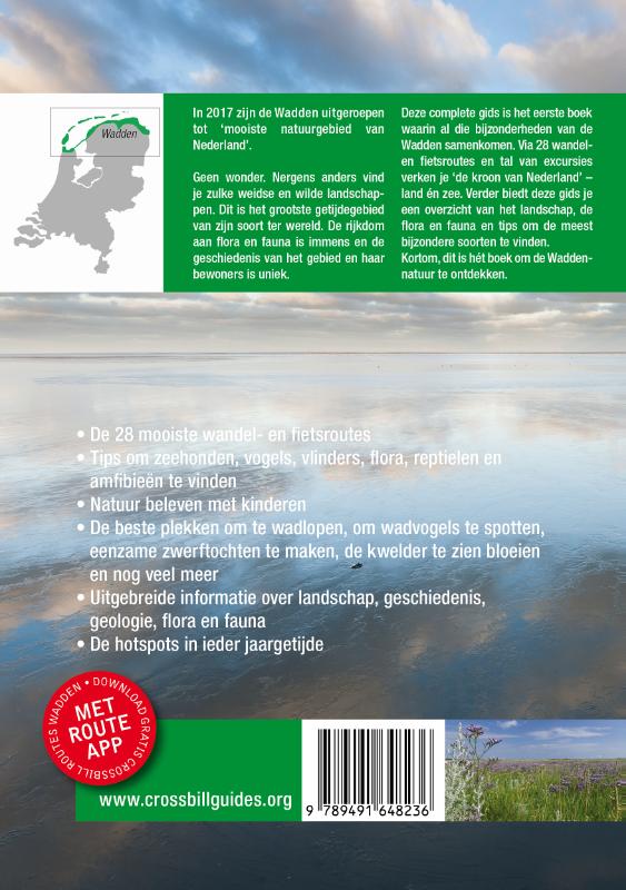 Achterkant van Crossbill Guide Wadden