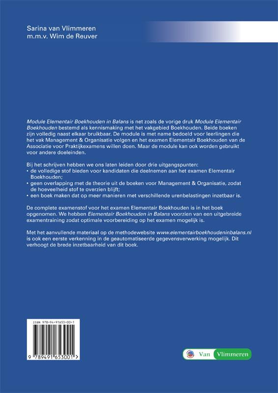 Achterkant van Leeropdrachtenboek