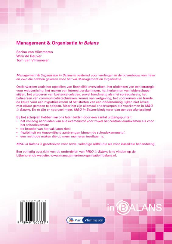Achterkant van antwoordenboek 1