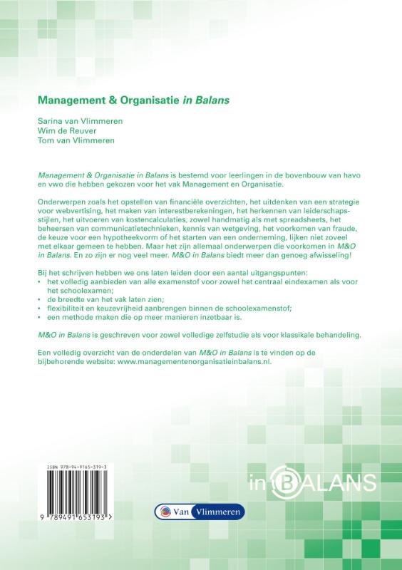 Achterkant van theorieboek