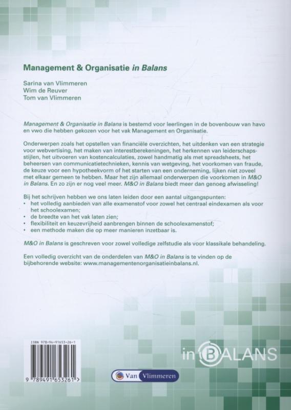Achterkant van Opgavenboek 2