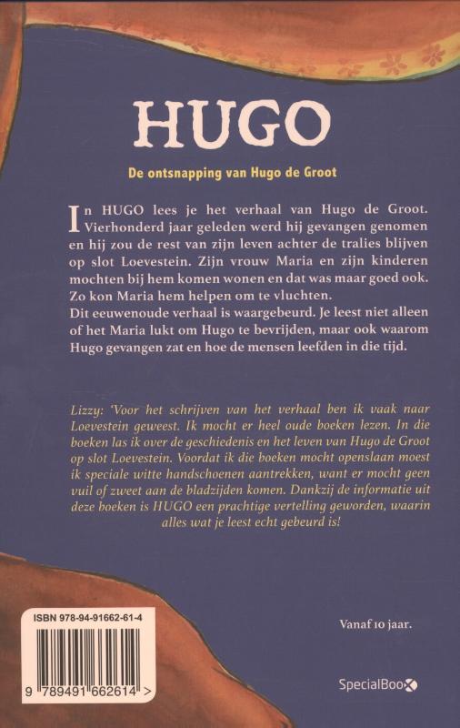Achterkant van Hugo