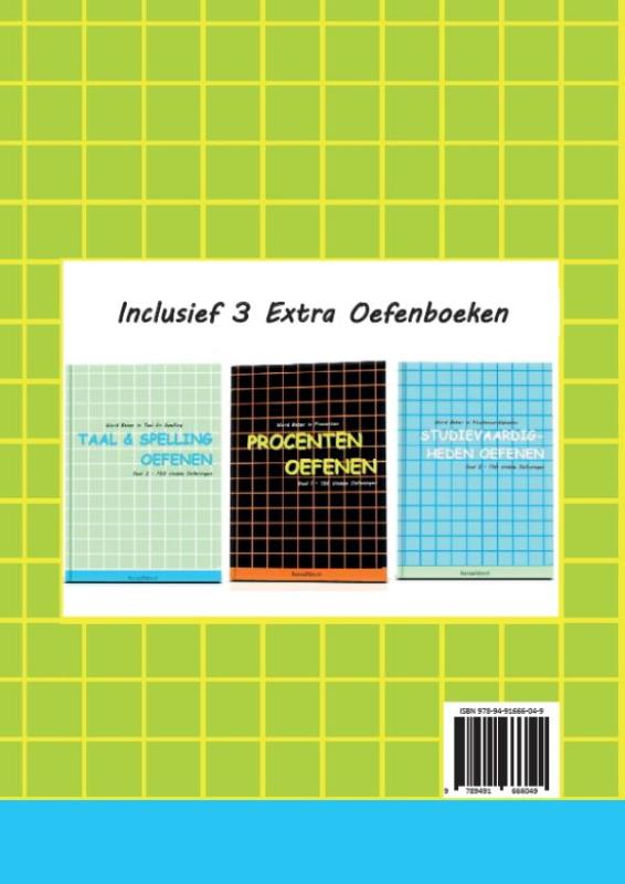 Achterkant van Cito-toets oefenen