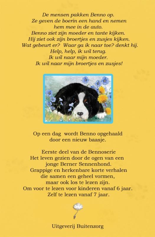 Achterkant van Benno het bernertje