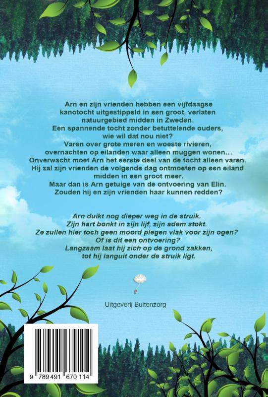 Achterkant van Ontsnapt