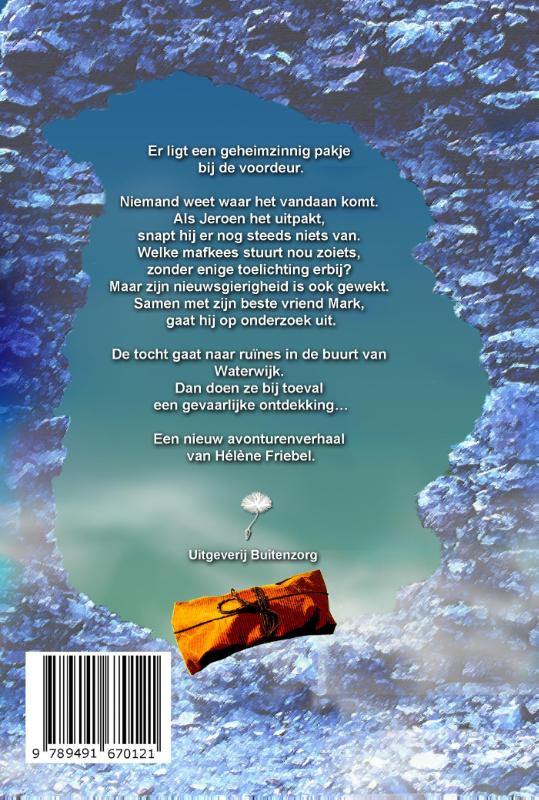 Achterkant van Het geheimzinnige pakje