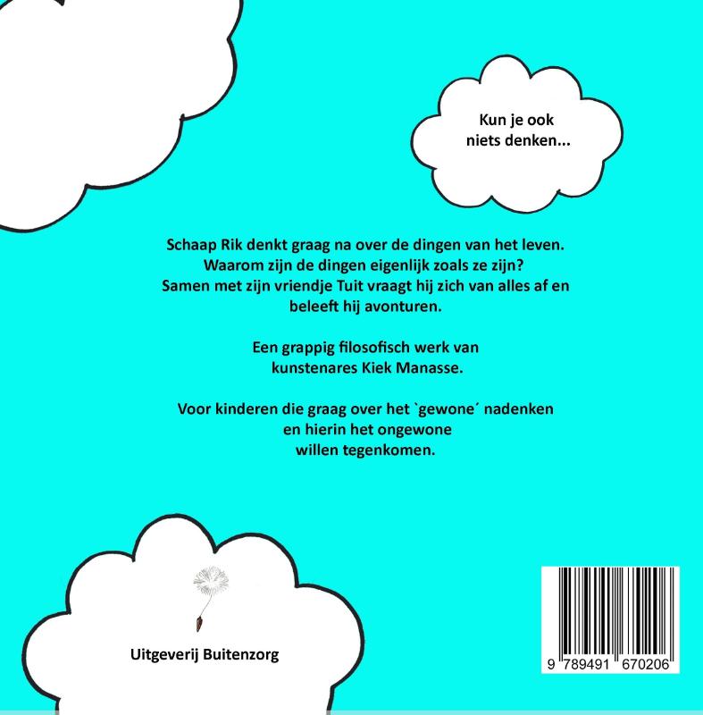Achterkant van Een wolk op poten