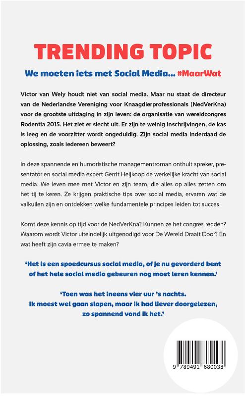 Achterkant van Trending Topic