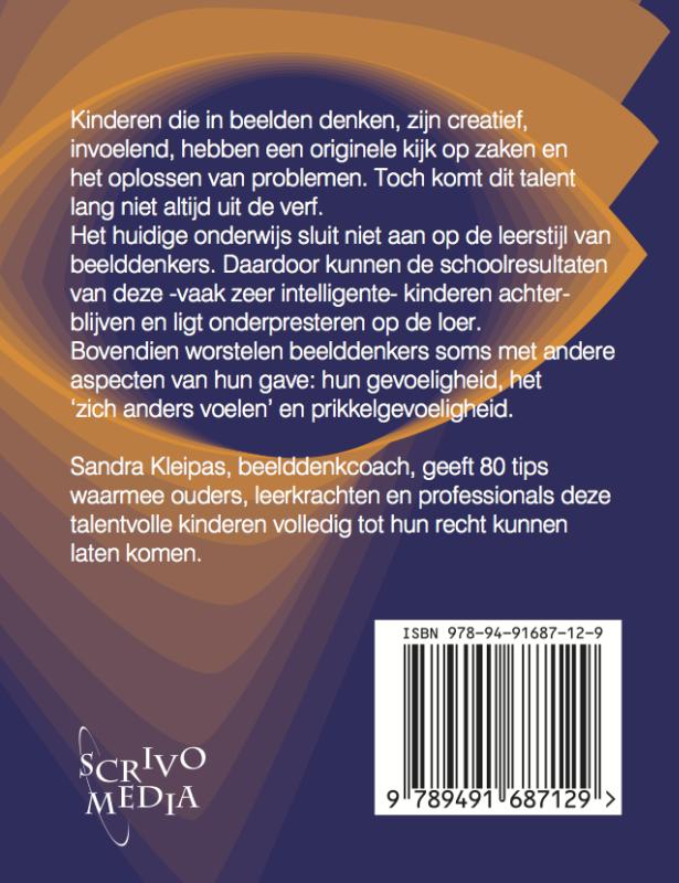 Achterkant van De gids over beelddenkende kids