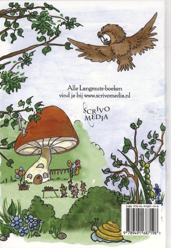 Achterkant van Langmuts vriendenboekje