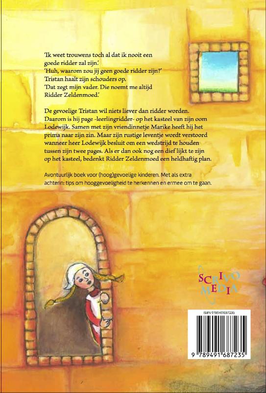 Achterkant van Ridder Zeldenmoed