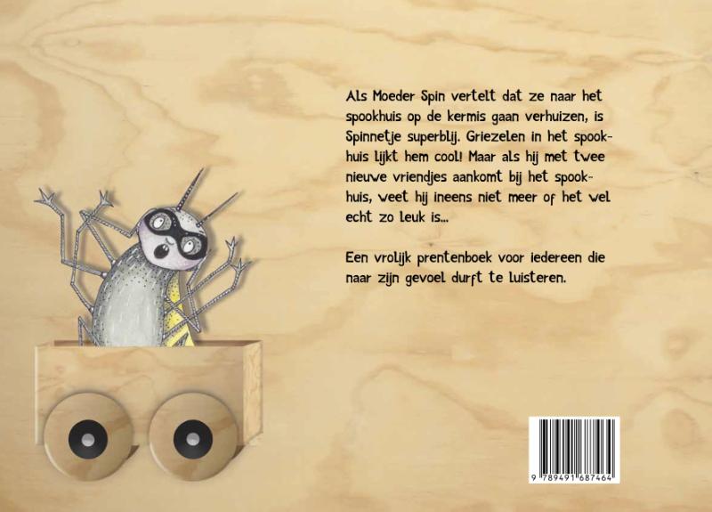 Achterkant van Spinnetje gaat griezelen... of toch niet?