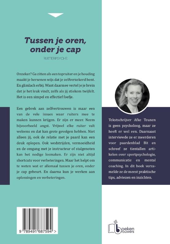 Achterkant van Tussen je oren, onder je cap
