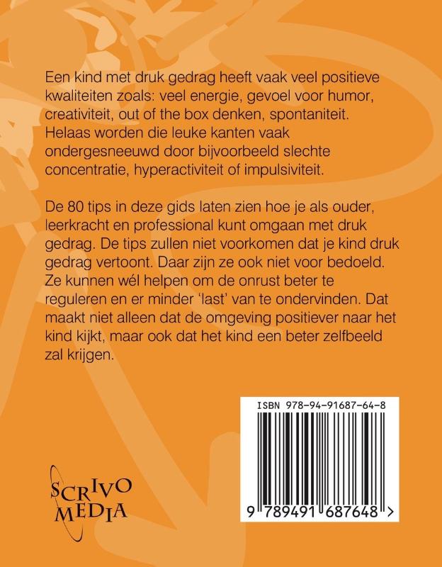 Achterkant van De gids over drukke kids