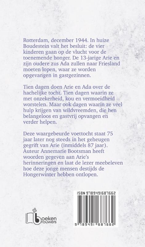 Achterkant van De Hongerwinter ontlopen