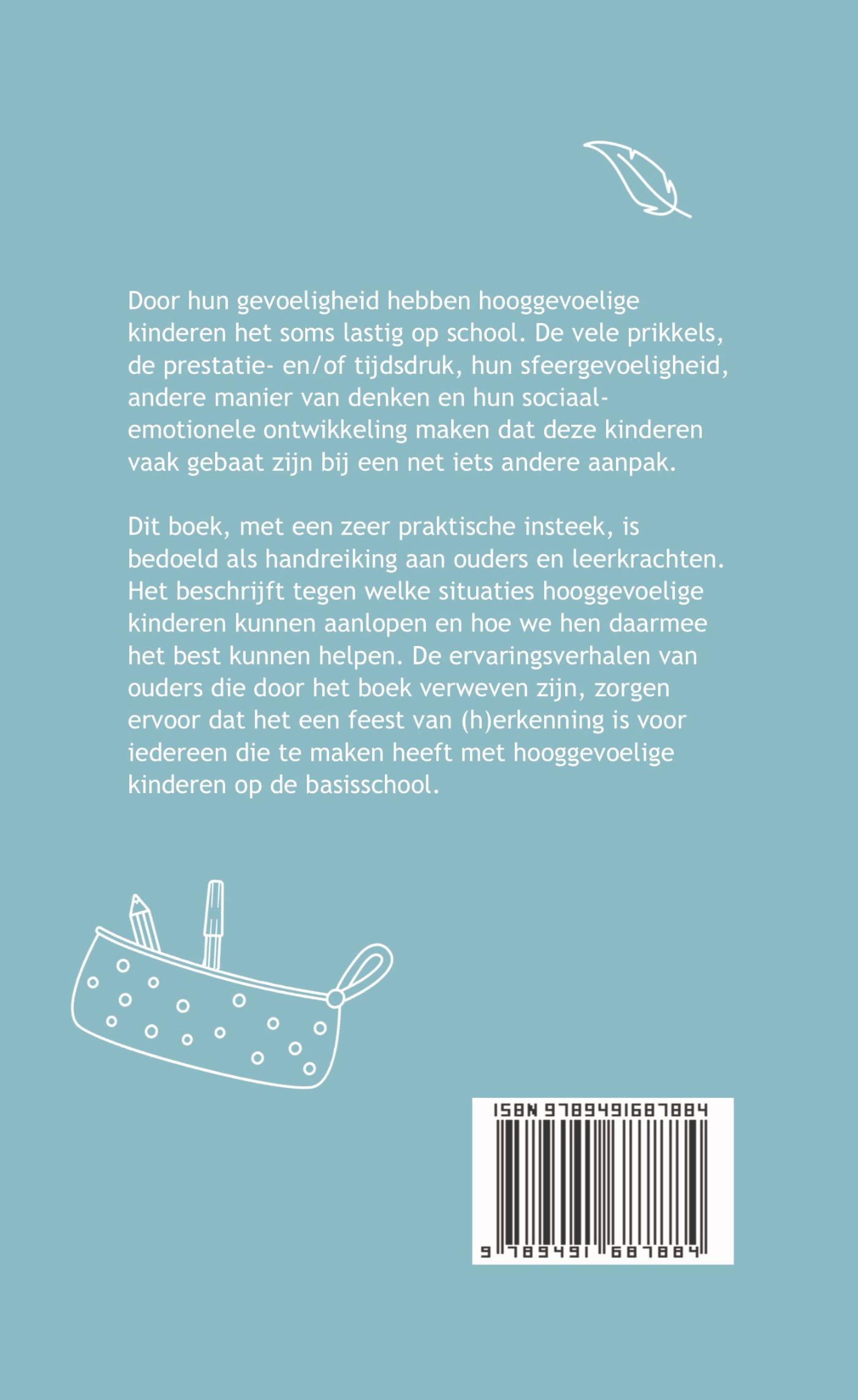 Achterkant van Hooggevoelig op school