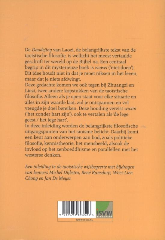 Achterkant van Inleiding taoïstische filosofie