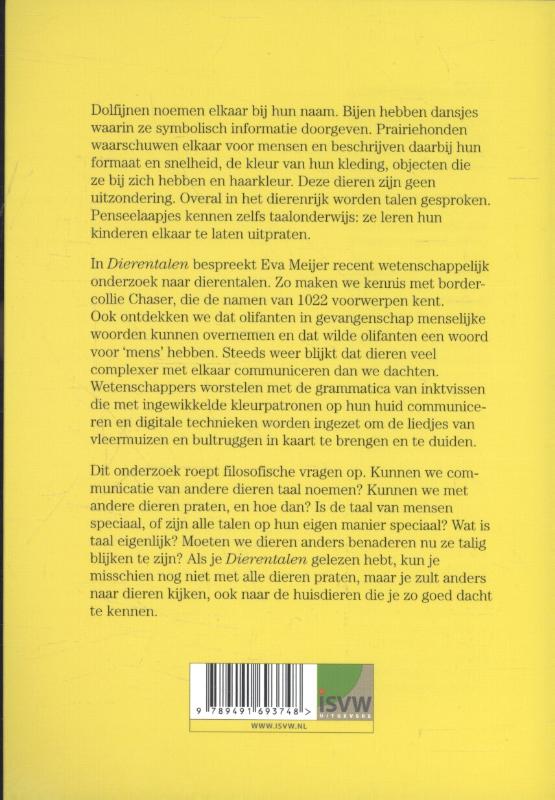 Achterkant van Dierentalen