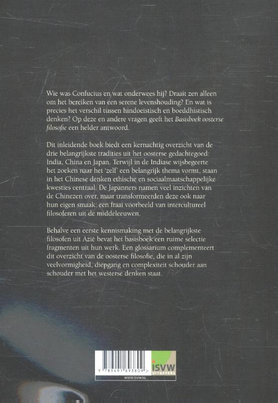 Achterkant van Basisboek oosterse filosofie