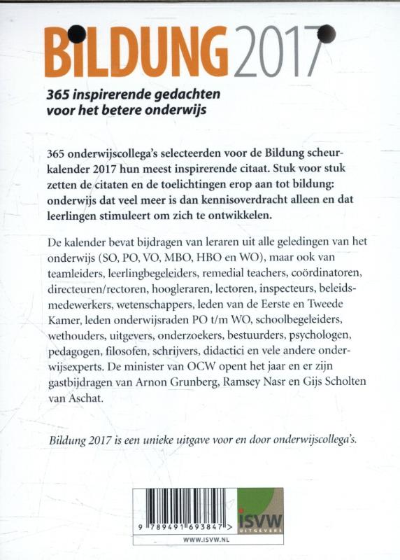 Achterkant van 2017