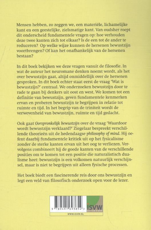 Achterkant van Oorspronkelijk bewustzijn
