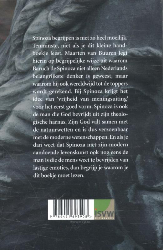 Achterkant van De essentie van Spinoza