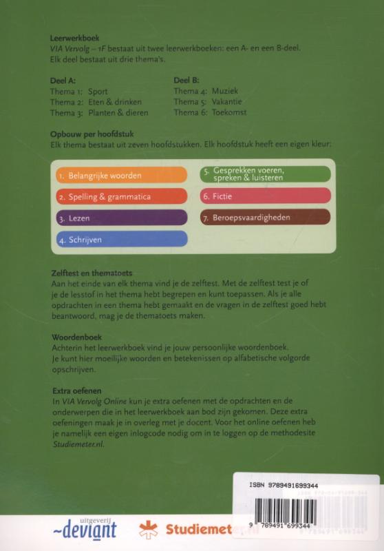 Achterkant van Leerwerkboek Nederlands