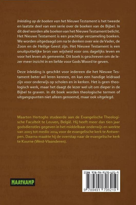 Achterkant van Inleiding op de boeken van de Bijbel
