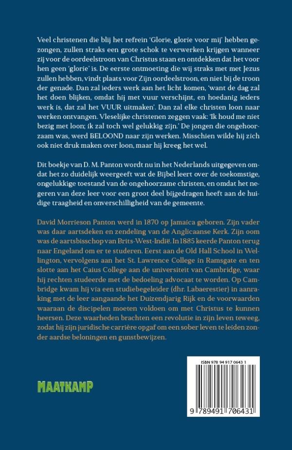 Achterkant van De oordeelstroon van Christus