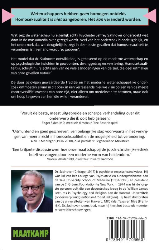 Achterkant van De strijd rond de waarheid over homoseksualiteit