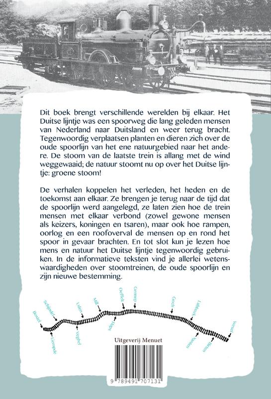 Achterkant van Groene stoom