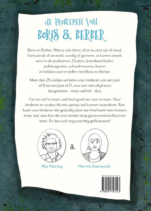 Achterkant van De problemen van Boris & Berber