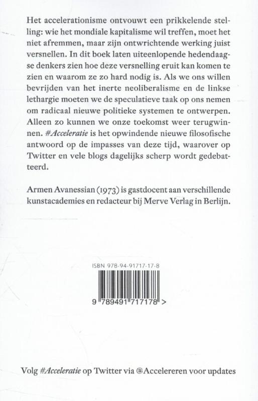Achterkant van Acceleratie