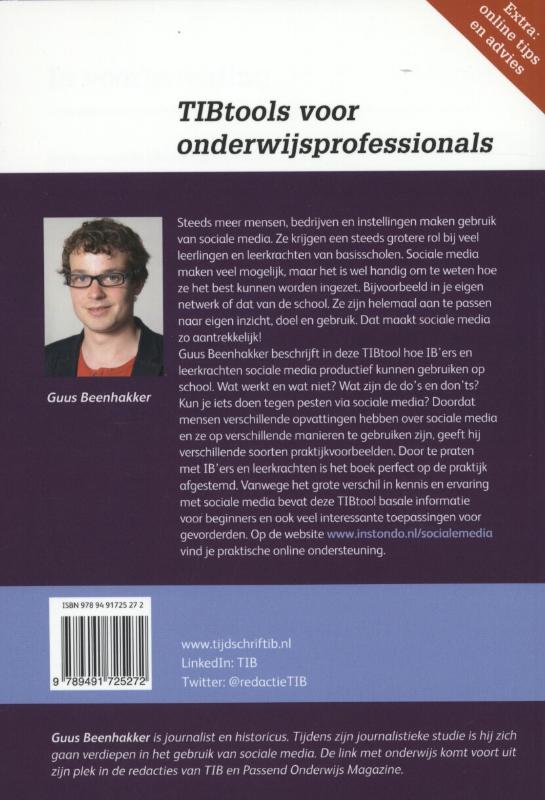 Achterkant van Social media slim inzetten op school