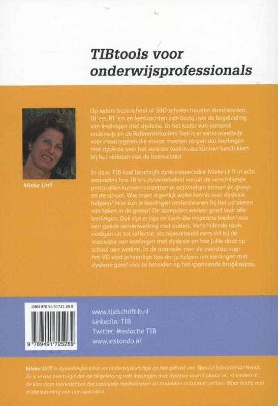 Achterkant van Dyslexie: werk in uitvoering!