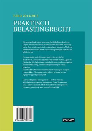 Achterkant van Opgavenboek