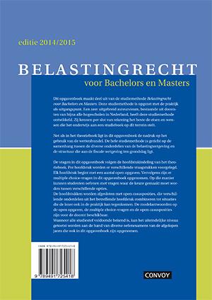 Achterkant van Opgavenboek